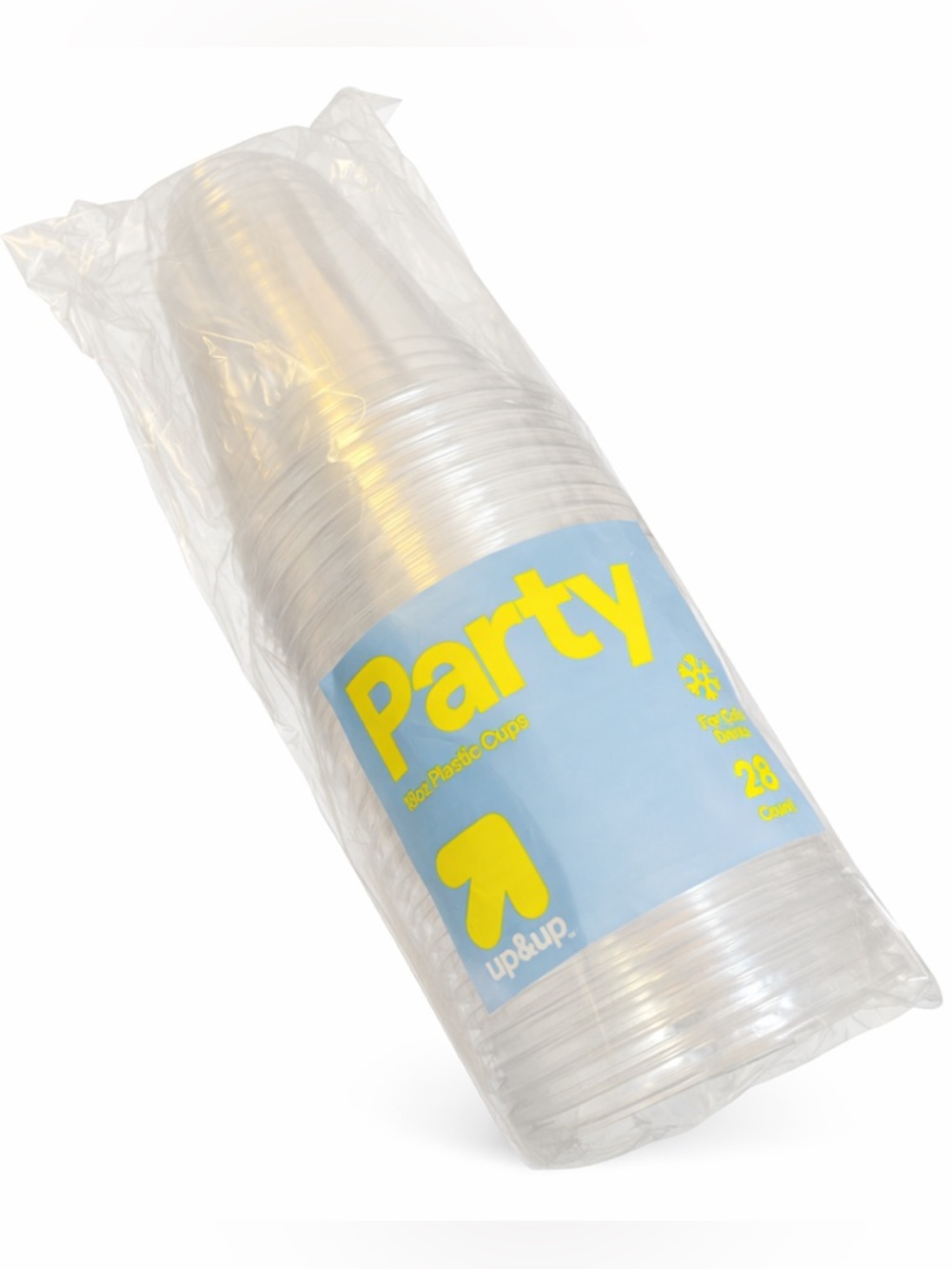 Up&Up Clear Party Cups - 28 Pack (Transparent)